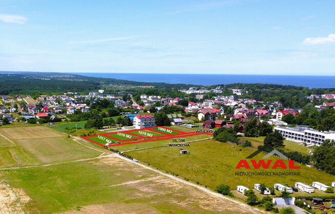 Działka budowlana Jastrzębia Góra gm. Władysławowo, Świętego Wojciecha