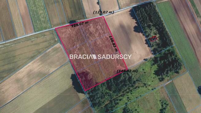 Działka budowlana Rawałowice gm. Kocmyrzów-Luborzyca