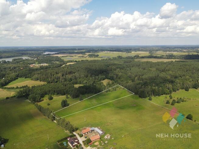 Działka z widokiem na las, w pobliżu jezior