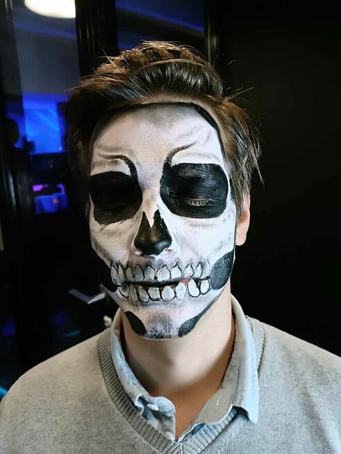 halloween facepainting, bal impreza halloween animacje