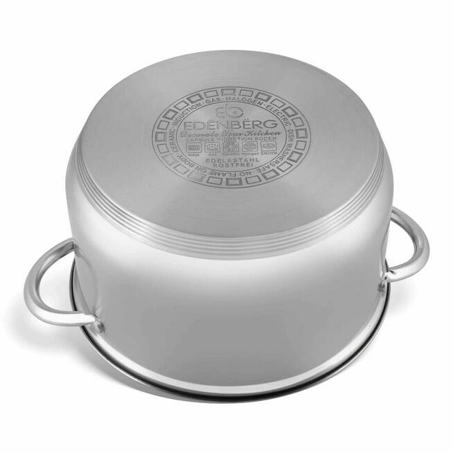 Zestaw garnków stalowych Edenberg EB 4000 12 el Indukcja