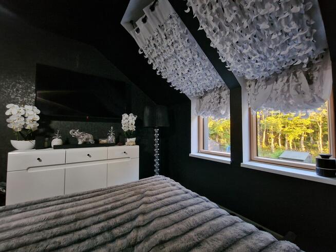 Nowoczesny bliźniak pod lasem 100m od jeziora