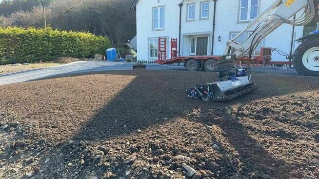 Kultywator do koparki G-rake dla minikoparek