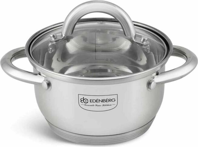 Zestaw garnków stalowych Edenberg EB 4000 12 el Indukcja