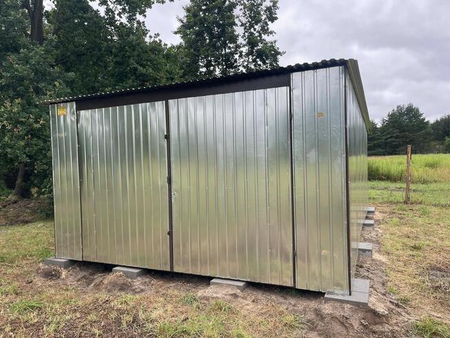 GARAŻ BLASZANY GARAŻE BLASZANE BLASZAK WIATA 3x5 4x5 3x6 4x6