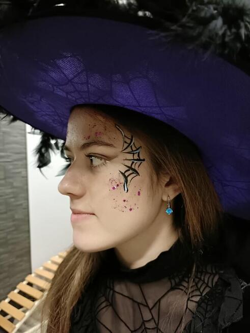 halloween facepainting, bal impreza halloween animacje