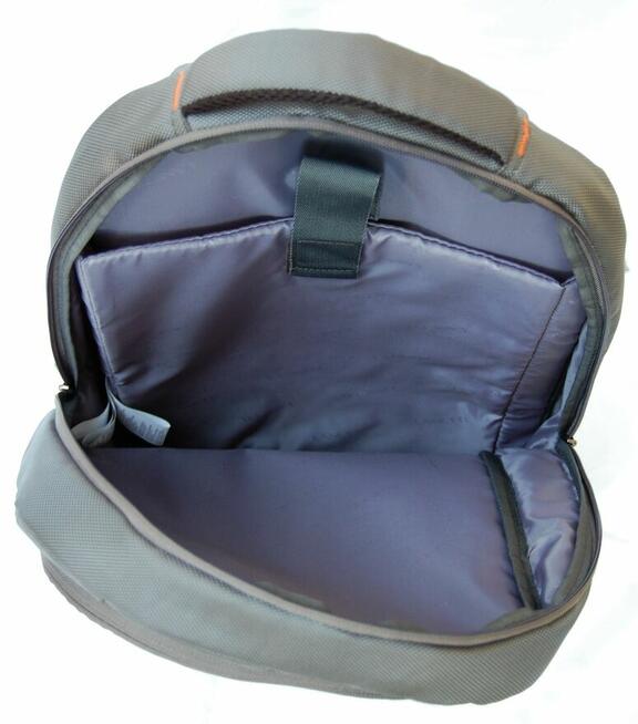 Plecak męski, szary z przegrodą na laptop, Lanetti - nowy.