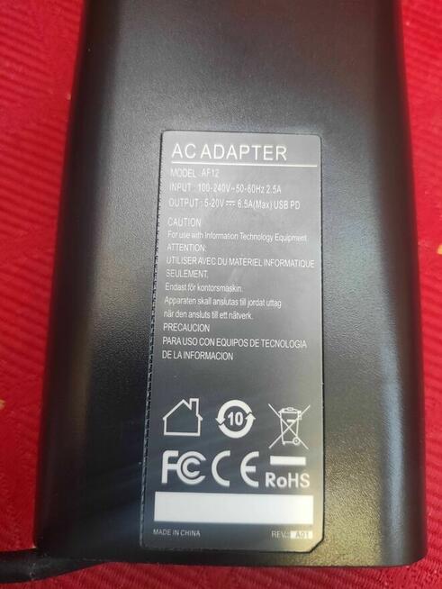 Zasilacz do Laptopa Dell ładowarka AC ADAPTER 130W USB-C