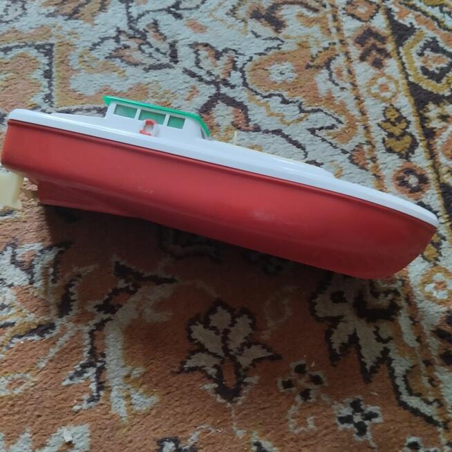 Zabawka motorówka PRL