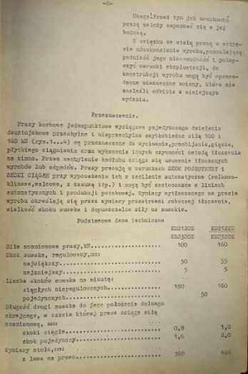 Prasa mimośrodowa 16 t pneumatyczna: typ: KD2122E