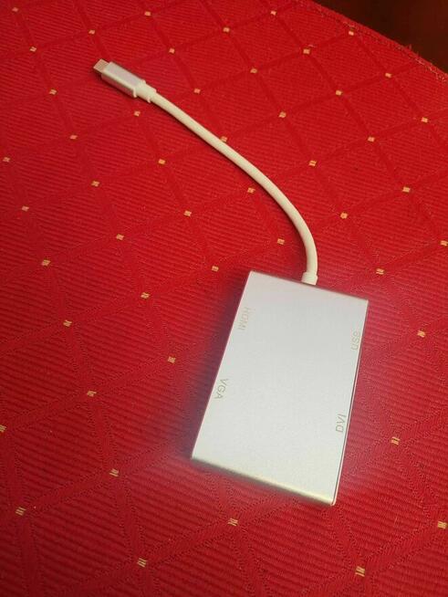 Adapter USB Type C do VGA DVI HDMI USB 3.0 przejściówka