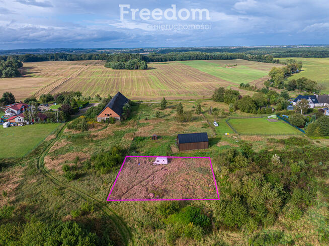 5 km do jeziora | objęta MPZP | 1034m2