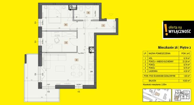 Mieszkanie Kielce, Leszczyńska