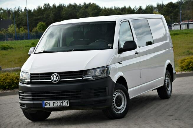 Volkswagen Transporter 2,0 TDI 102KM Długi 6 osób Brygadówka Klima