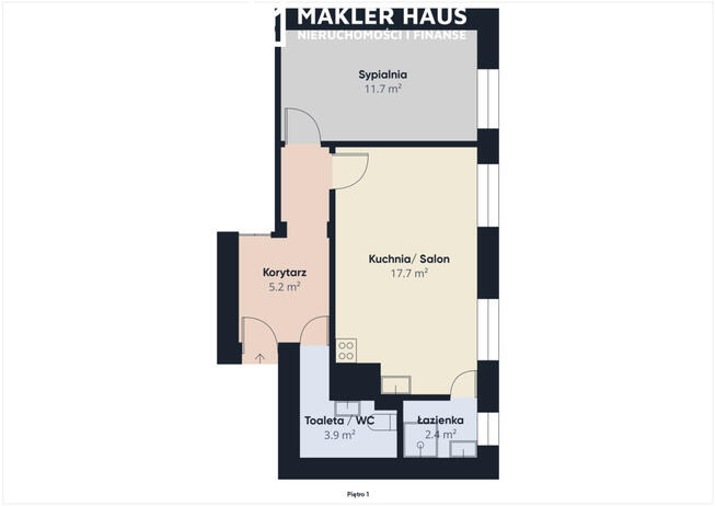 Mieszkanie 40 m2 na parterze