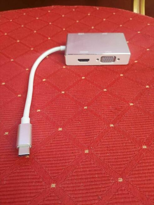 Adapter USB Type C do VGA DVI HDMI USB 3.0 przejściówka