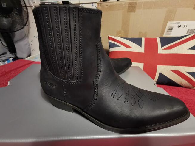 Orygin Kowbojki WRANGLER Chopper Harley R. 44 Zamsz JAK NOWE