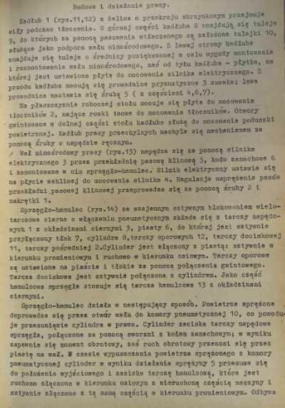 Prasa mimośrodowa 16 t pneumatyczna: typ: KD2122E