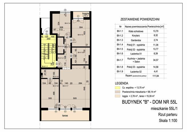 Mieszkanie 98m2 z ogródkiem 126m2 Kraków Nowa Huta