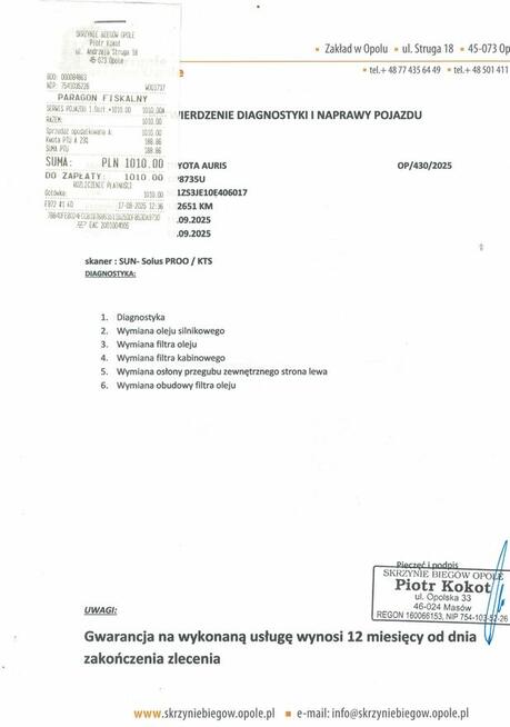 Toyota Auris Hybrid kombi.