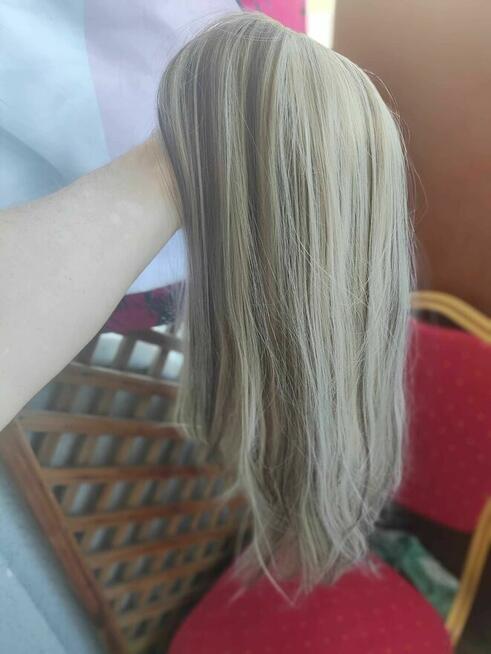 Włosy Blond Peruka Długie włosy dla Kobiet Damska na głowę