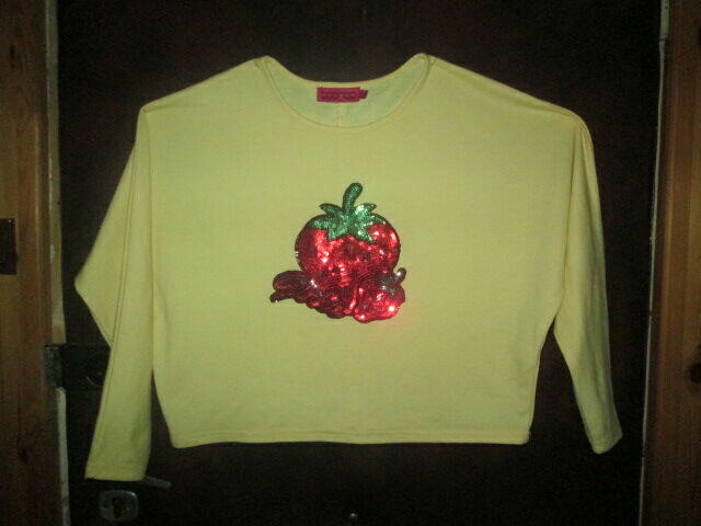 bluza żółta Boohoo z aplikacją rozm.38 - M super stan