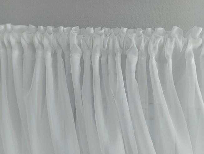 Firana woal typu francuskiego z kryształkami