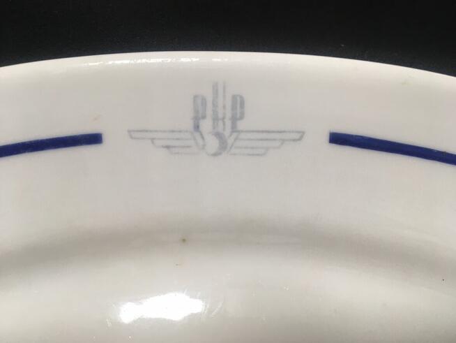 PRL PKP Bogucice porcelana patera talerz półmisek UNIKAT