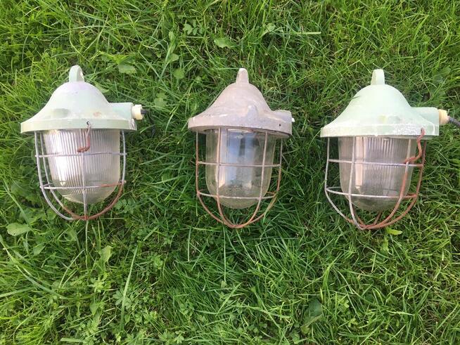 Lampa Loft industrial PRL C-100 LA-63 Nowa uszczelka