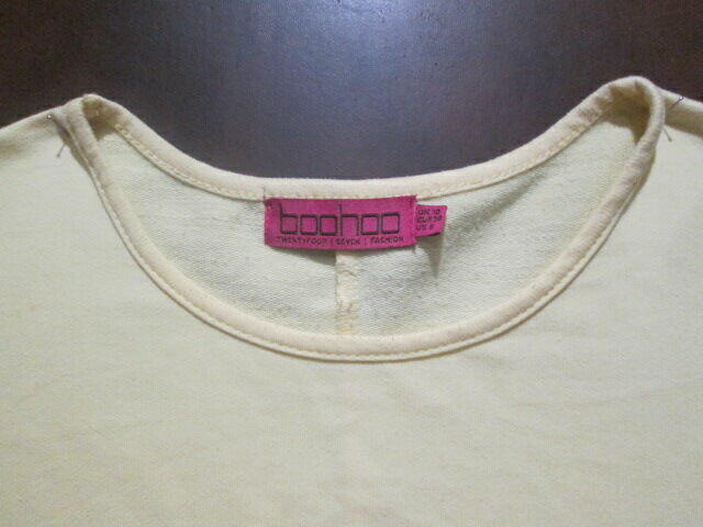 bluza żółta Boohoo z aplikacją rozm.38 - M super stan