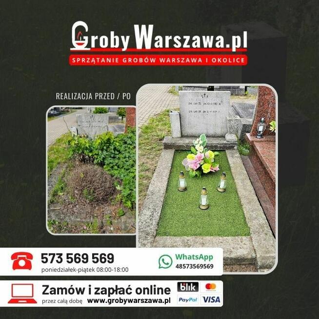 Sprzątanie grobów Piaseczno i okolice, opieka nad grobami