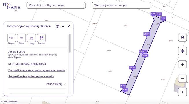 Dwie działki budowlane w Bystrem – razem | osobno