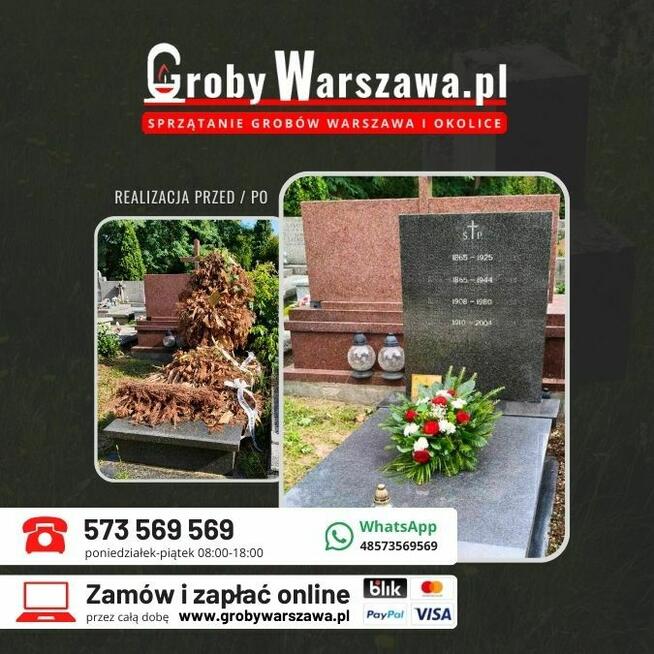 Sprzątanie grobów Piaseczno i okolice, opieka nad grobami