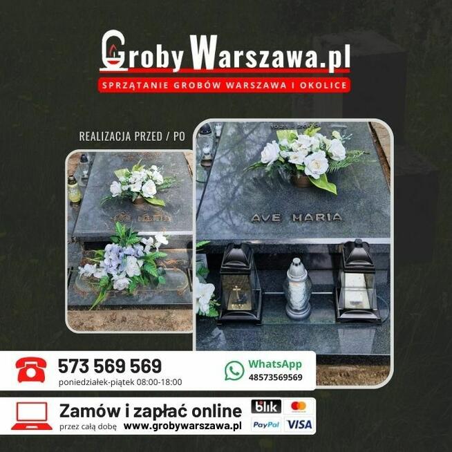 Sprzątanie grobów Warszawa i okolice, opieka nad grobami