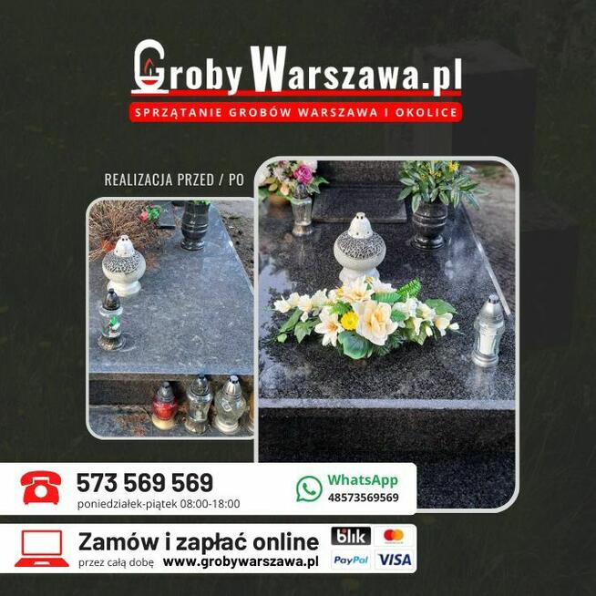 Sprzątanie grobów Warszawa i okolice, opieka nad grobami