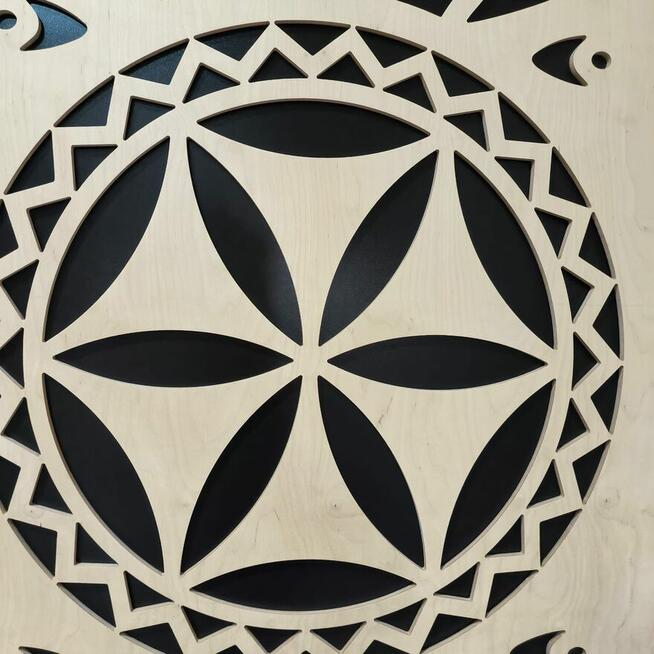 Panel dekoracyjny w stylu regionalnym • 250 × 125 cm • Góral