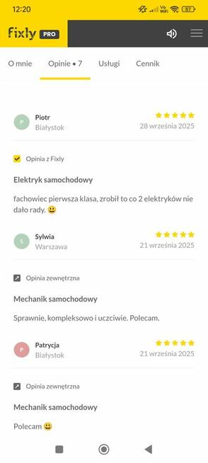 Mechanik samochodowy