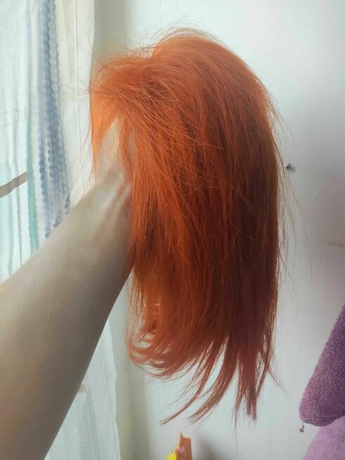 Włosy Rude Peruka Ruda długie Damska dla Kobiet na głowę