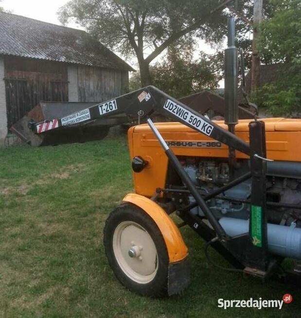 URSUS C-360 Z TUREM T-261 I KABINĄ