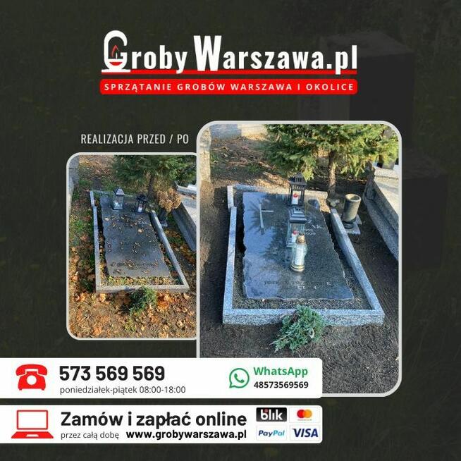 Sprzątanie grobów Warszawa i okolice, opieka nad grobami