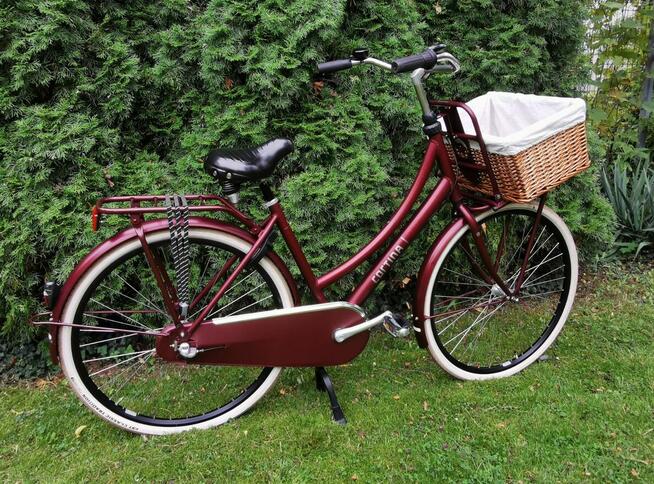 CORTINA U4 Rama 49cm na wzrost 155–175cm BORDO MET. JAK NOWA