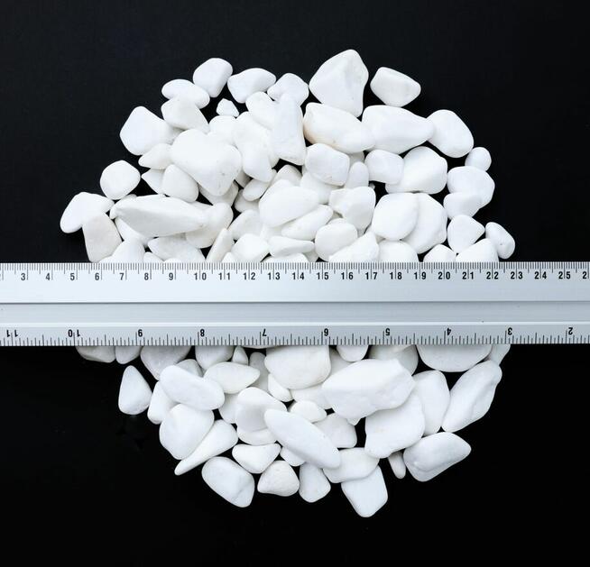 Otoczak Biały Thassos kamień ozdobny ogrodowy