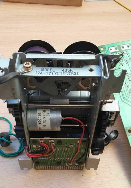 Mechanizm drukarki kasy antyk