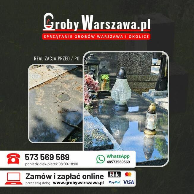 Sprzątanie grobów Warszawa i okolice, opieka nad grobami
