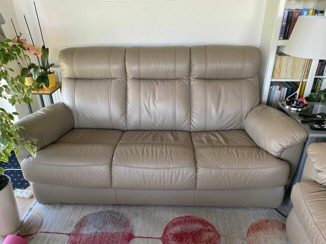 Zestaw mebli skórzanych