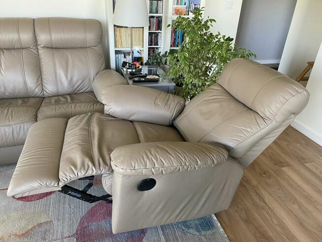 Zestaw mebli skórzanych