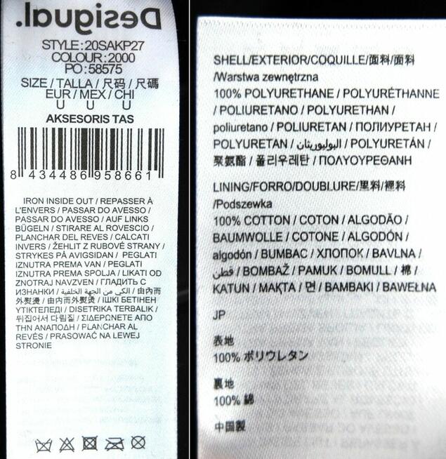 Plecak damski Desigual, Adagio Denver haft kwiaty boho folk