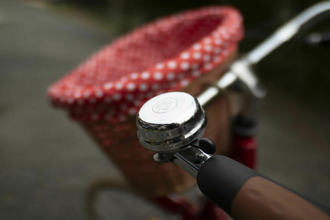 Rower miejski w stylu retro/vintage z koszem, damski 28 cali