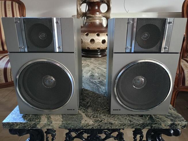 Zabytkowe Kolumny UHER 4 Ohm do Radiomagnetofonu 80 lata