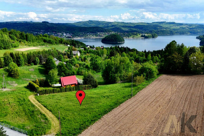 Działka nad Jeziorem Rożnowskim